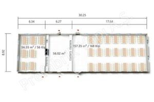 Prefabricated Dining Hall Buildings PRY 270 m2