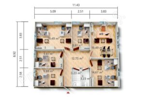 Prefabricated Office PRO 102 m2