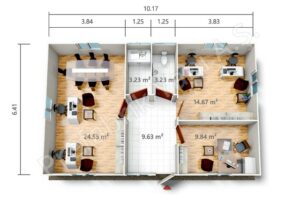 Prefabricated Office PRO 65 m2