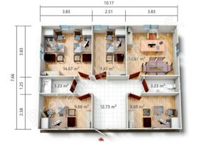Prefabricated Office PRO 78 m2