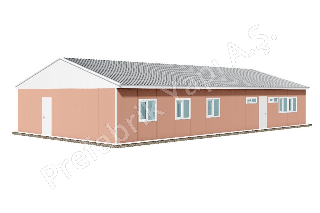Prefabricated Dining Hall PRY 158 m²
