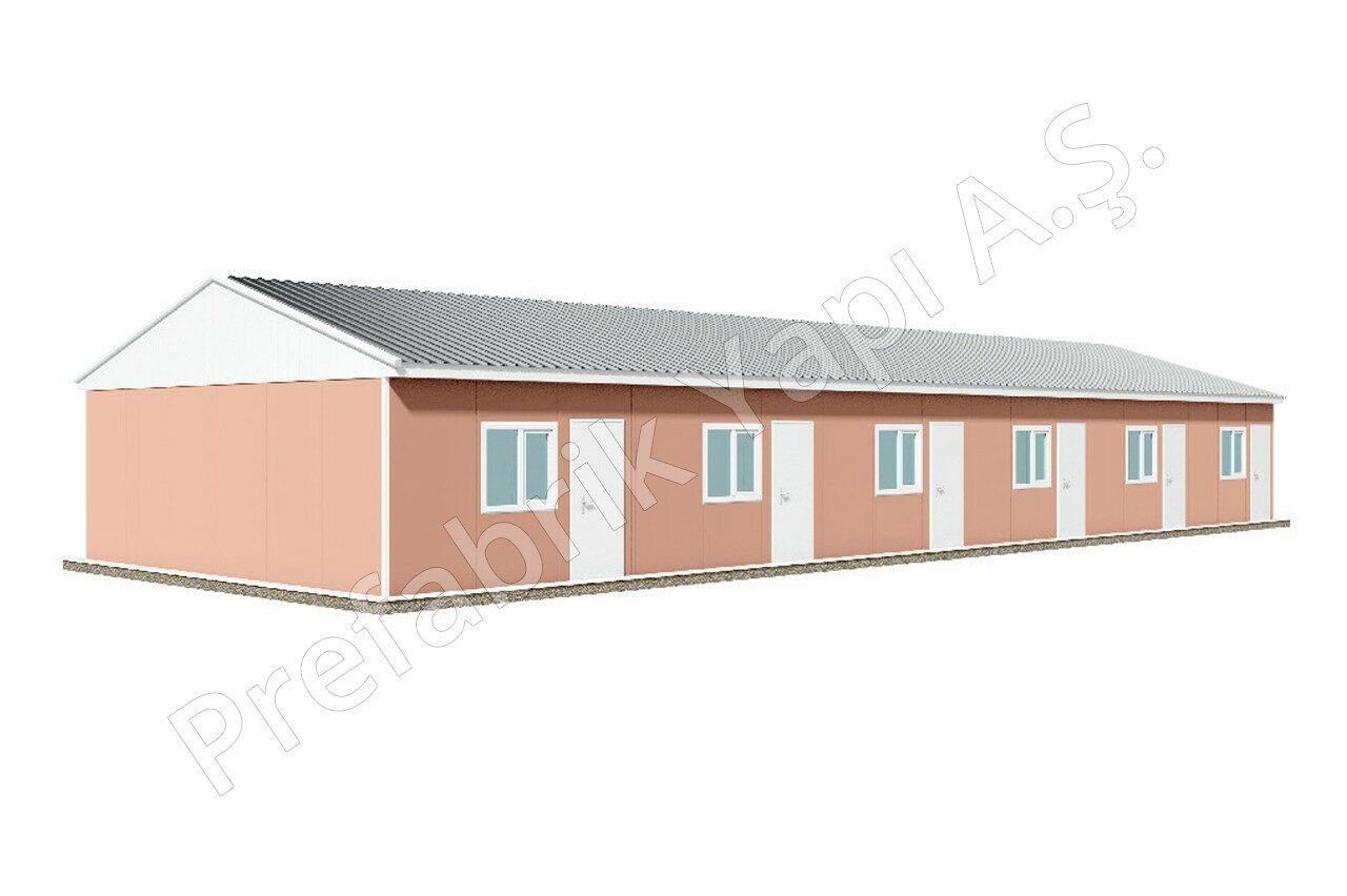 175 m² B prefabricated dormitory building