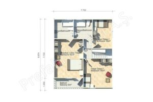 Duplex Prefabricated House Abant 140 m2