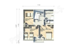 Duplex Prefabricated House Zigana 128 m2