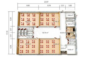 Prefabricated Educational PREY 424 m2