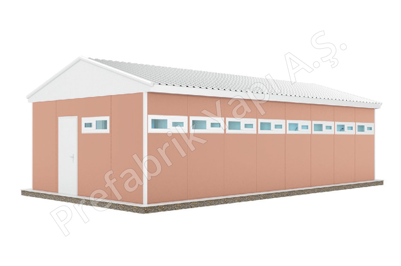 Prefabricated WC Shower PRWD 52 m² A