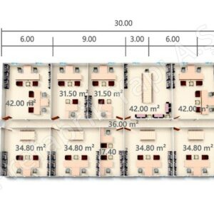 Office Container BKO 840 m2