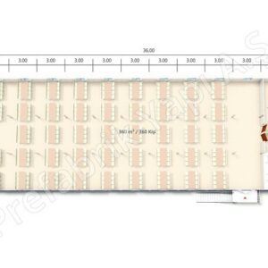 Dining Hall Container BKY 864 m2